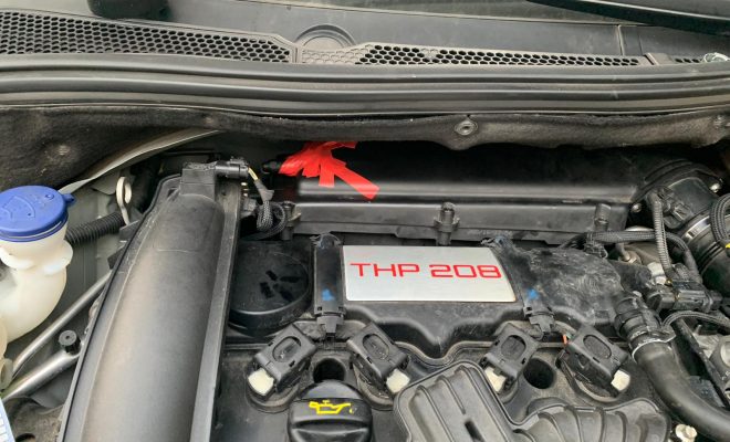 filtre à huile de la 208 GTI