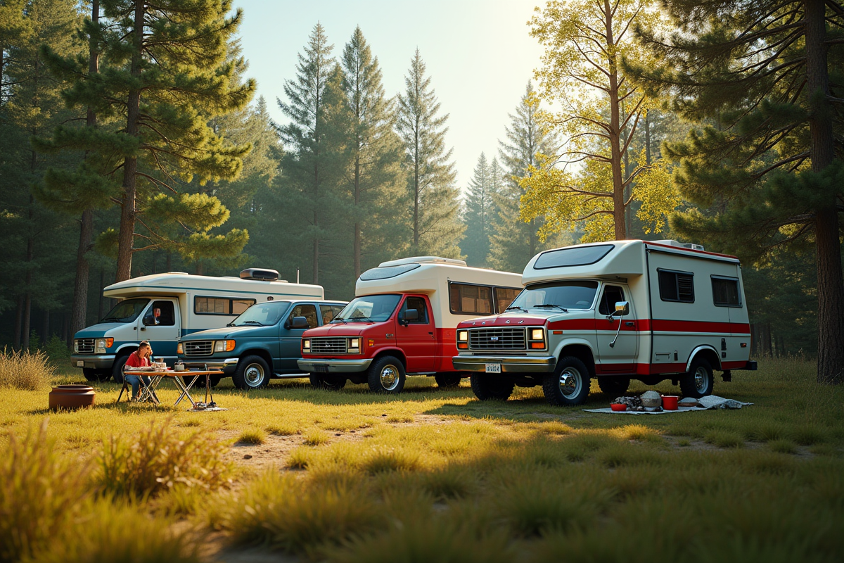 camionnette camping