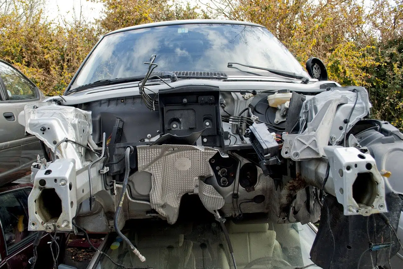 voiture à la casse